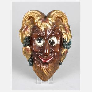 Wanduhr als Faunkopf