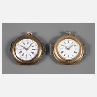 Zwei Damentaschenuhren Gold111