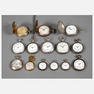 Konvolut Taschenuhren