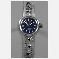 Damenarmbanduhr mit Saphiren111