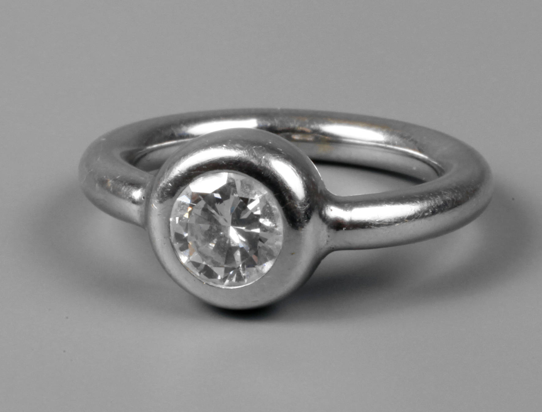 Brillantring Weißgold