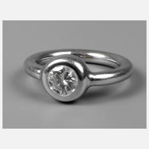 Brillantring Weißgold