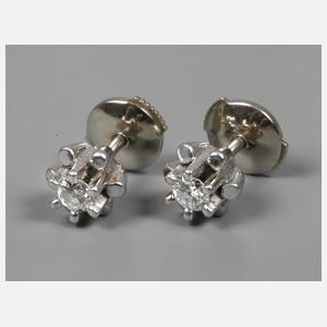 Paar Brillantohrstecker
