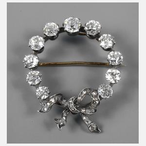 Brillantbrosche Jugendstil