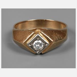 Herrenbrillantring