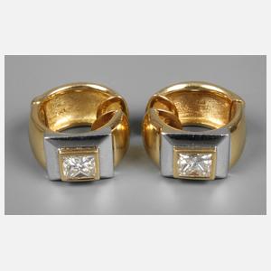 Paar Diamantohrstecker