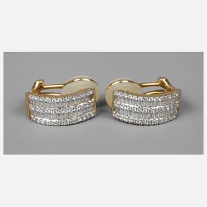 Paar Ohrstecker Diamant