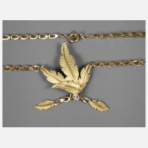 Florales Goldcollier