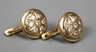 Russland Paar Ohrringe Gold mit Brillant