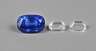 Saphir und zwei Diamanten