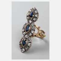 Großer Biedermeier Diamantring111