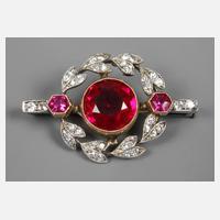 Brillantbrosche Jugendstil111