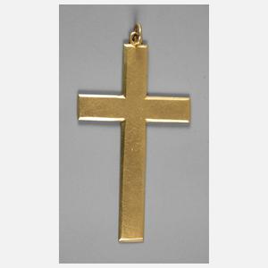 Kreuzanhänger Gold