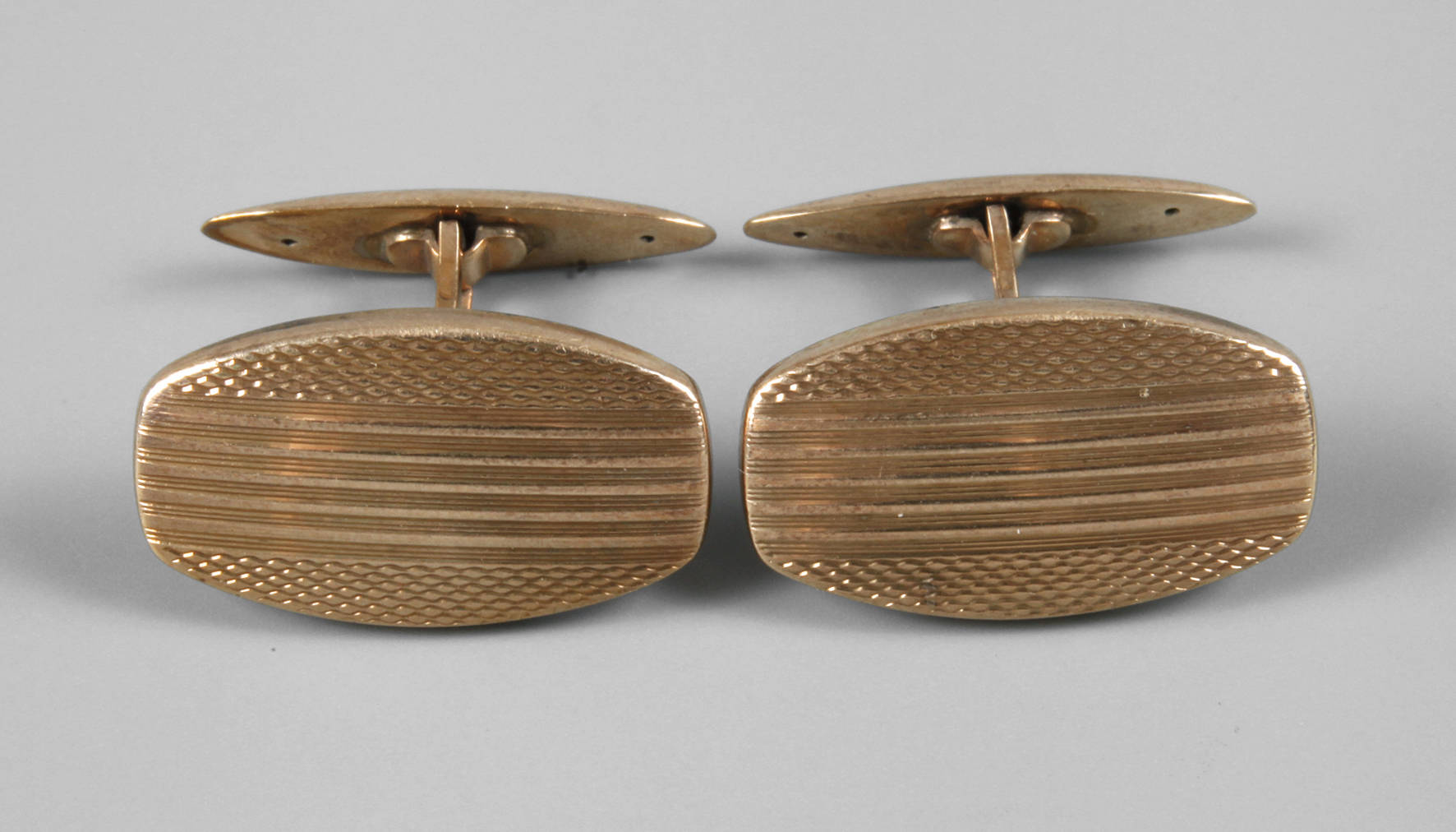 Paar Manschettenknöpfe Gold