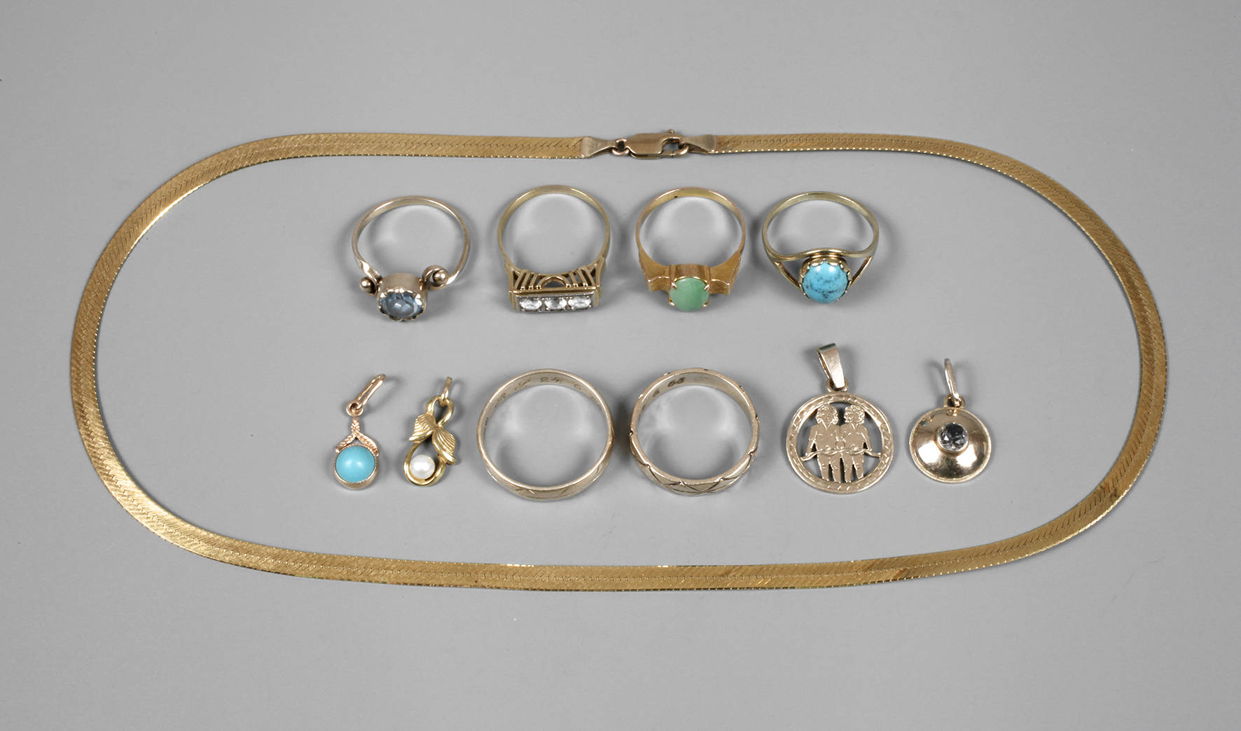 Konvolut Goldschmuck