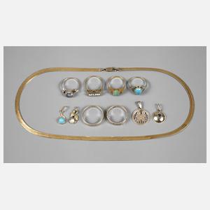 Konvolut Goldschmuck