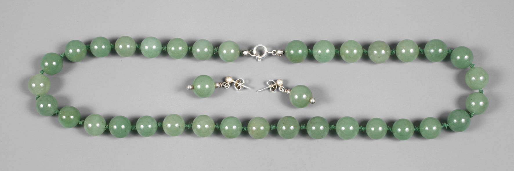 Aventurin Collier mit passenden Ohrringen