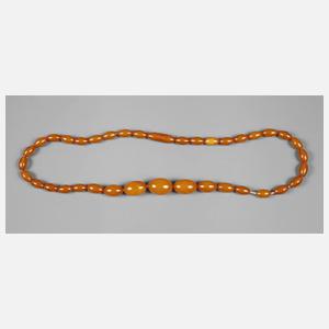 Kette Bernsteinimitat