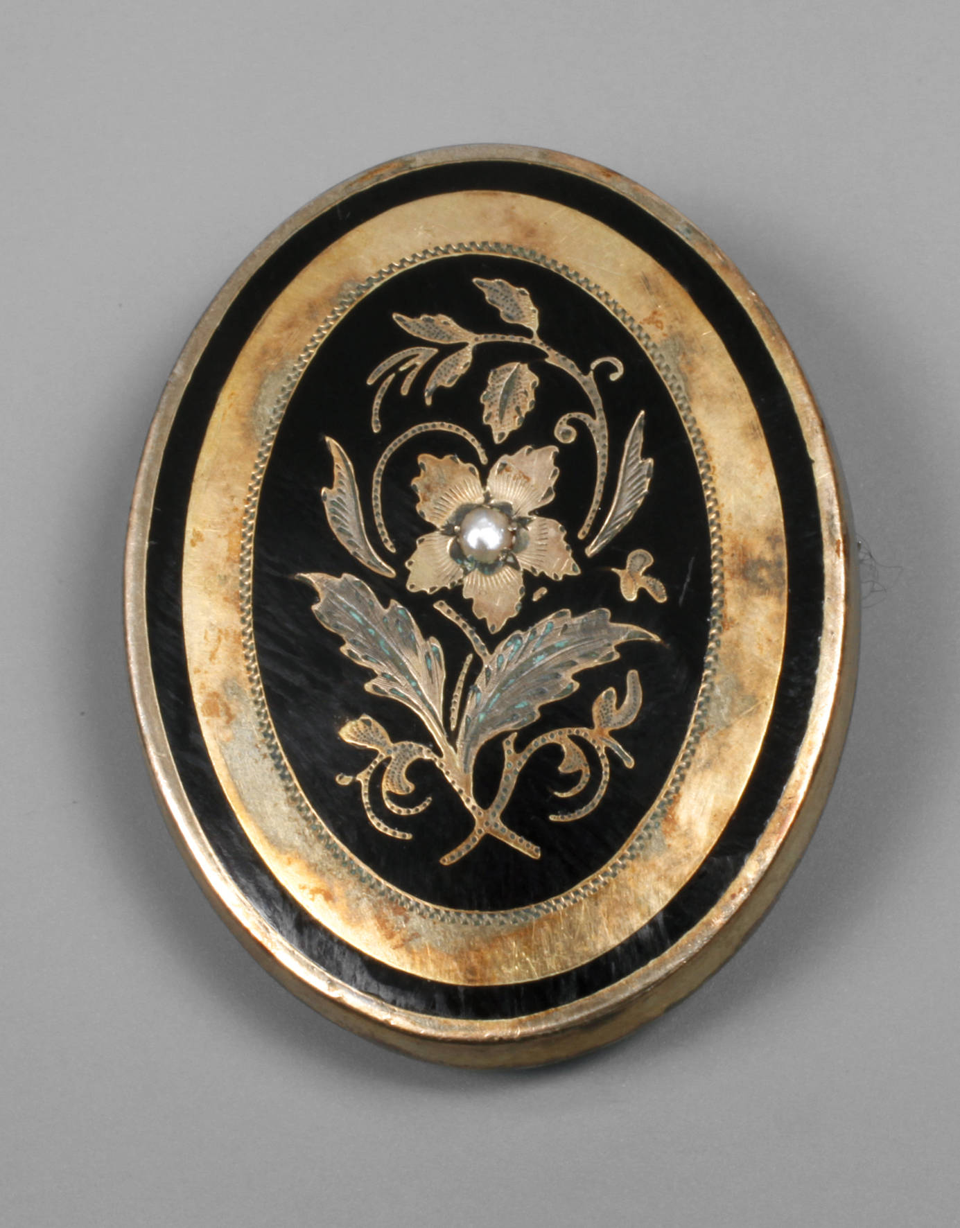 Biedermeier Medaillon