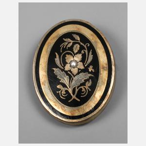 Biedermeier Medaillon