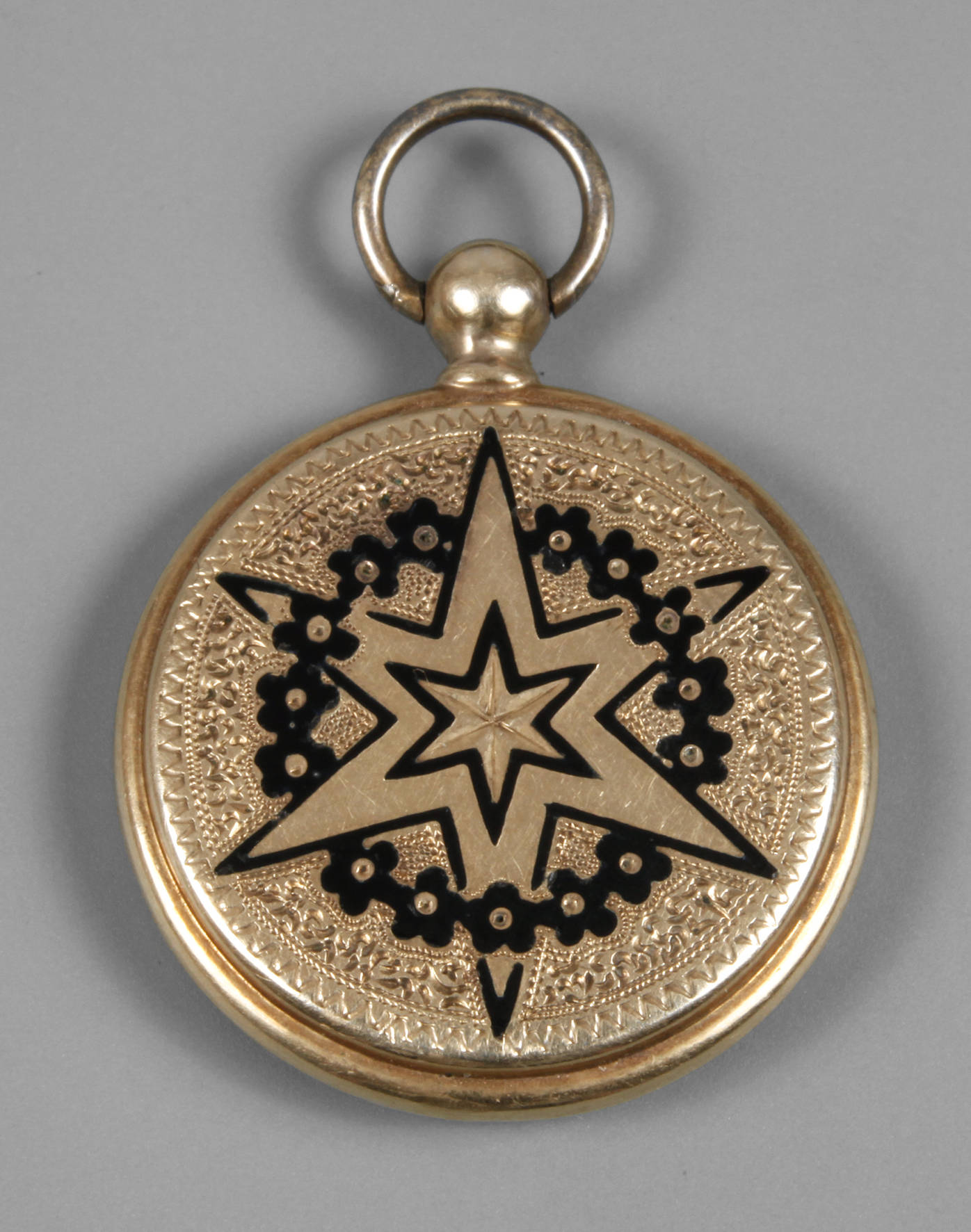 Goldmedaillon Biedermeier