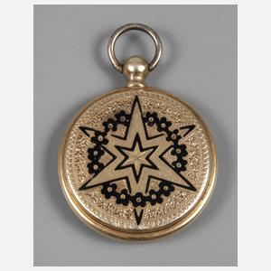 Goldmedaillon Biedermeier