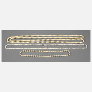 Drei Elfenbeinketten