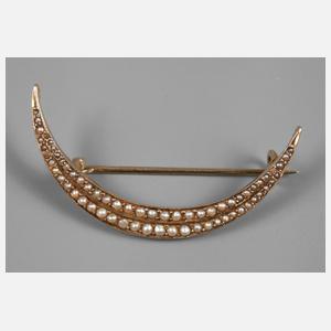 Jugendstilbrosche Gold