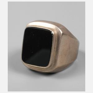 Herrenring Onyx