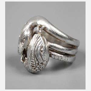 Massiver Schlangenring