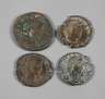Vier Münzen Rom