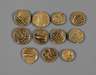 Konvolut indische Kleingoldmünzen