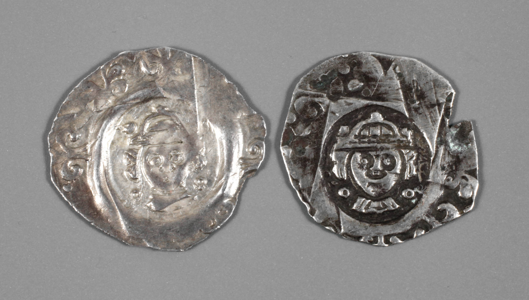 Zwei Würzburger Pfennige