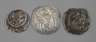 Pfennig und zwei Brakteaten