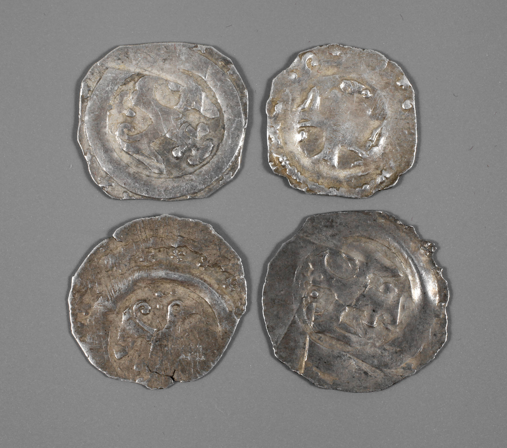 Vier Salzburger Pfennige