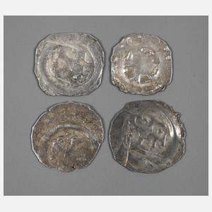 Vier Salzburger Pfennige