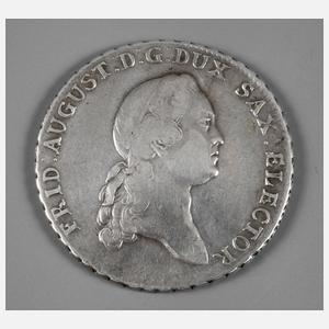 Münze Sachsen 1773