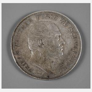 Vereinstaler Schwarzburg 1863