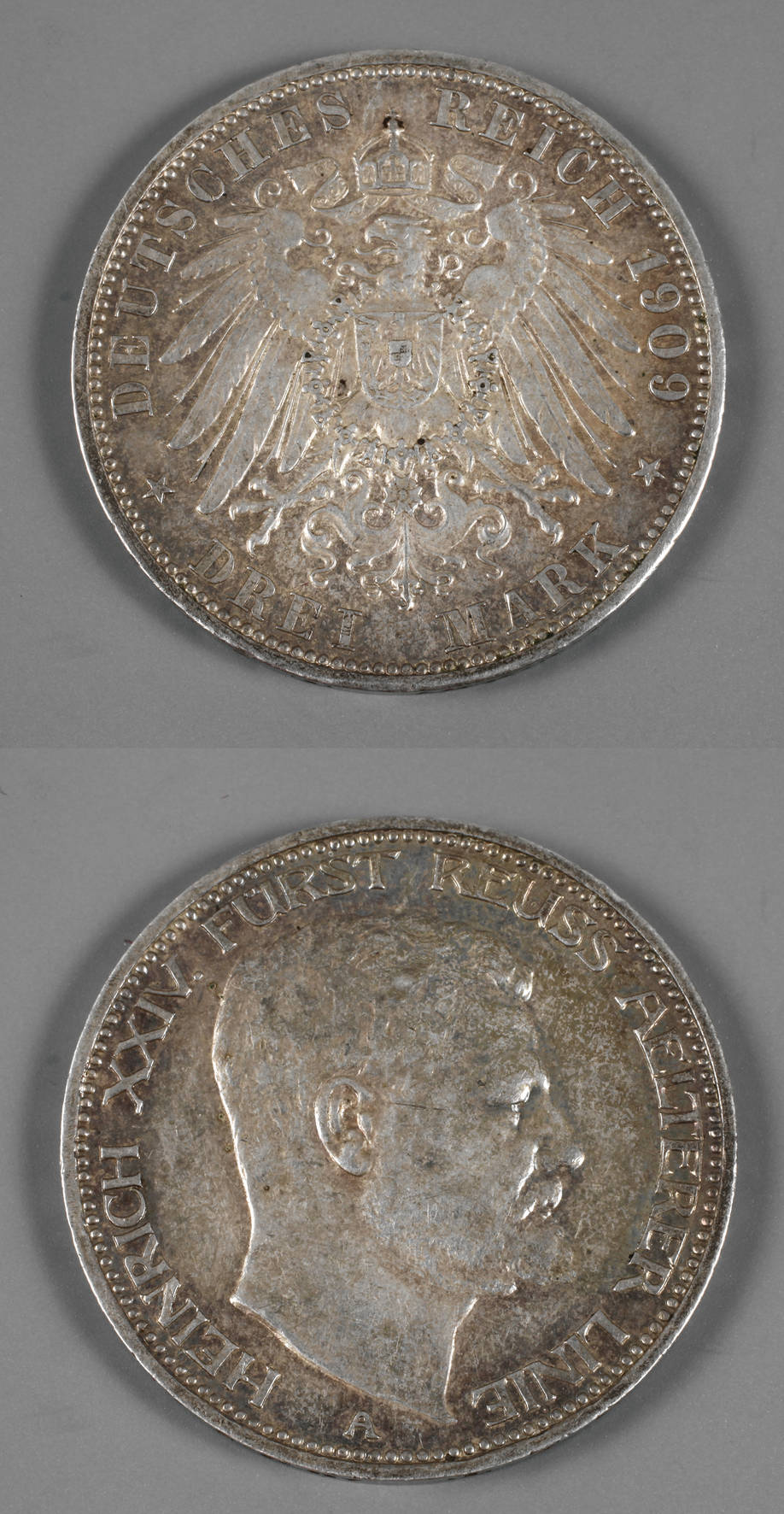 Drei Mark Reuß 1909