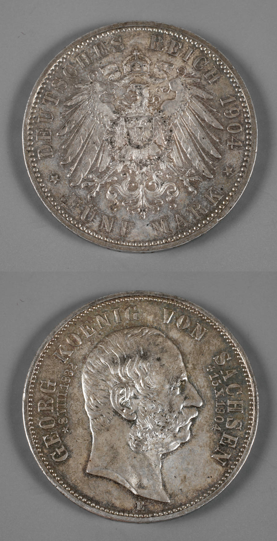 Fünf Mark Sachsen 1904