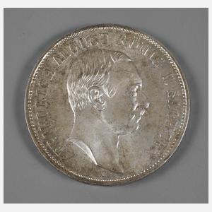 Fünf Mark Sachsen 1908