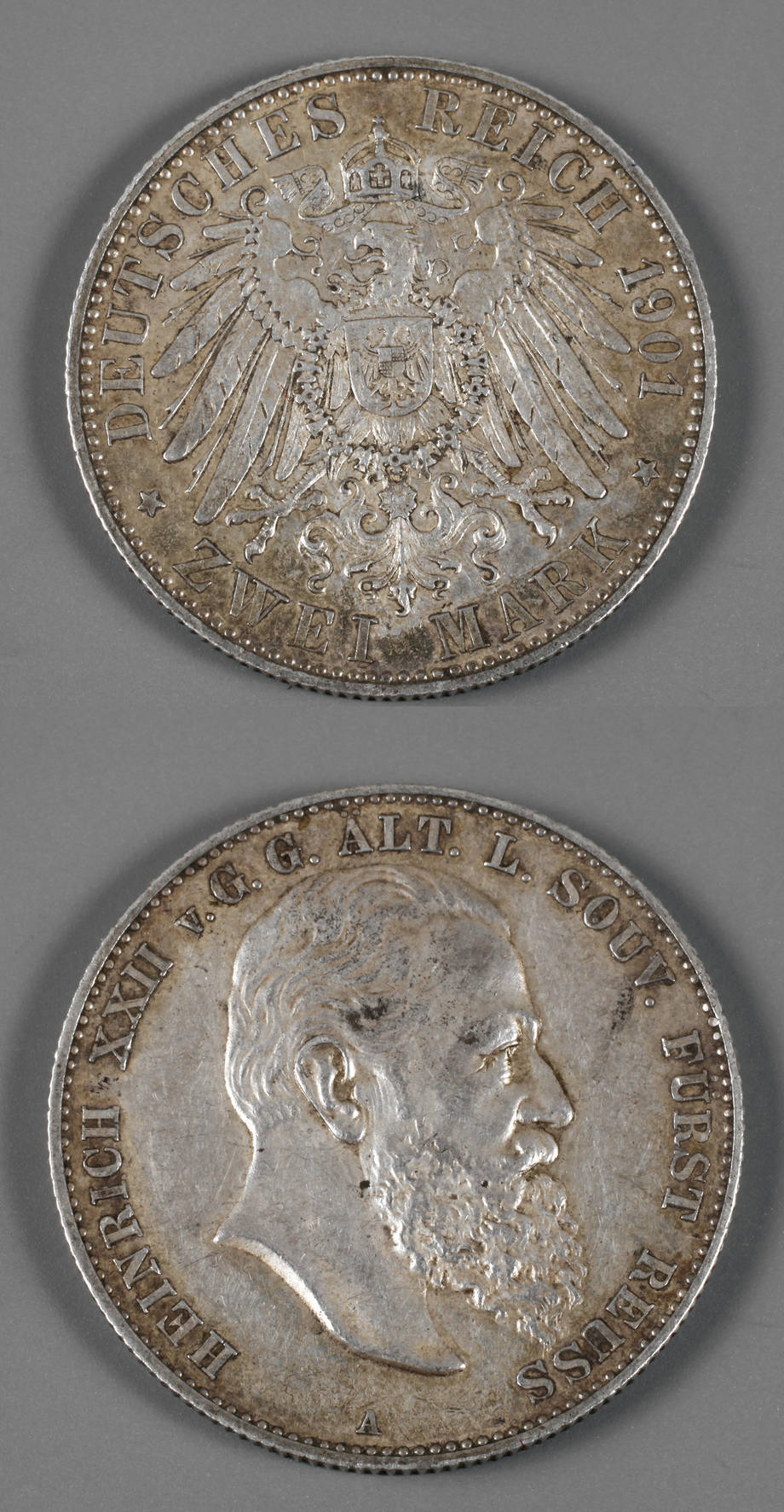 Zwei Mark Reuß 1901