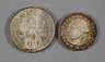 Zwei Münzen Weimarer Republik