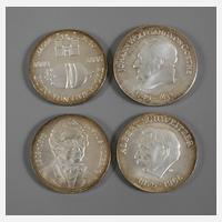 Vier Münzen DDR111