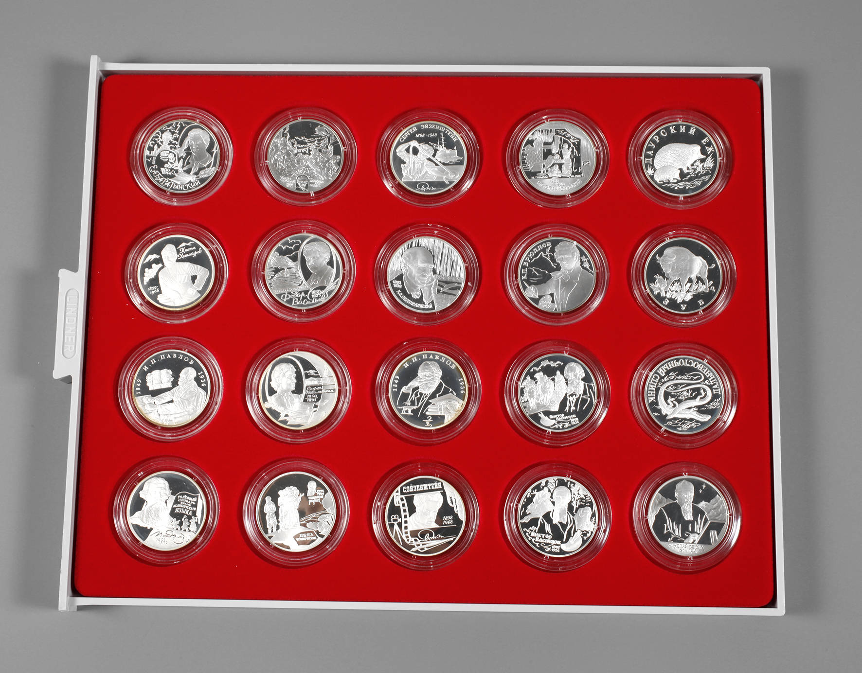 Posten Silbermünzen Russland