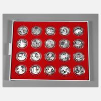 Posten Silbermünzen Russland111