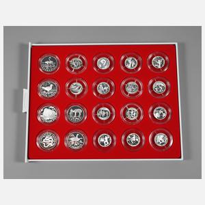 Posten Silbermünzen Russland