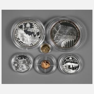 Satz Transsibirische Eisenbahn