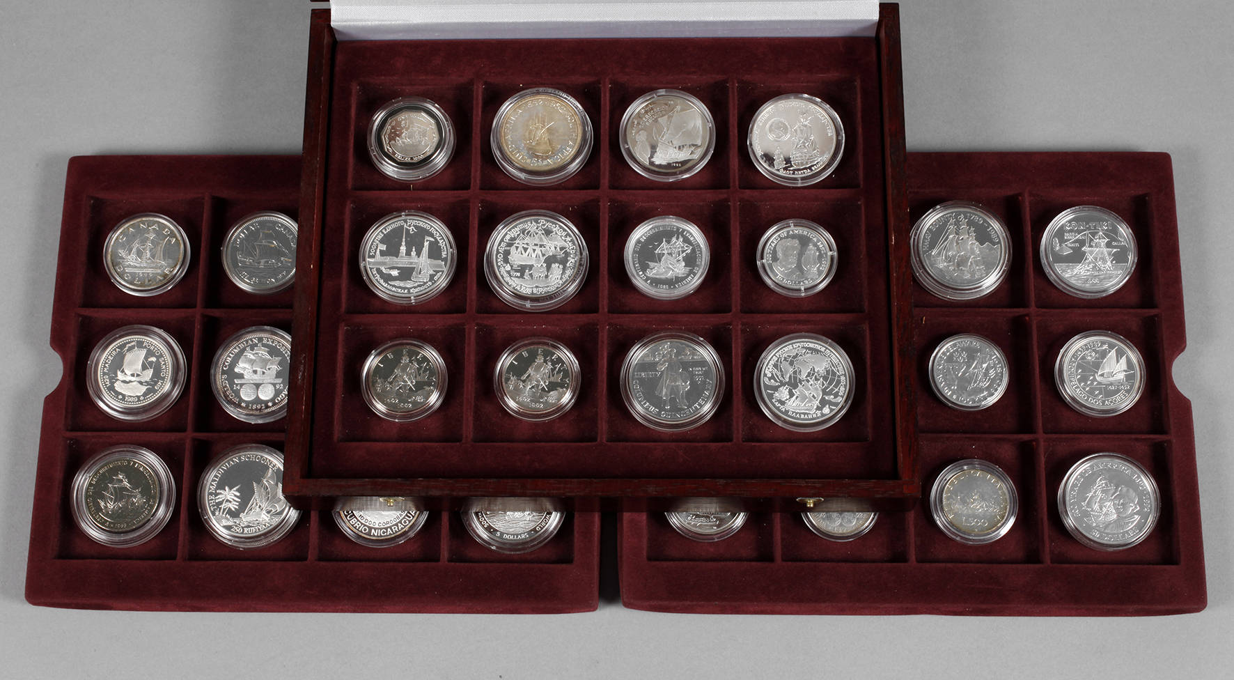 Posten Silbermünzen Seefahrt