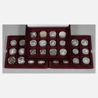 Posten Silbermünzen Seefahrt111